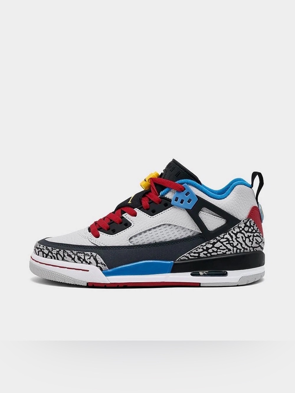 NIB Big Kid GS Nike Jordan Spizike Low IM7423 004 Neutral Grey/Surf Blue/Dark Sh